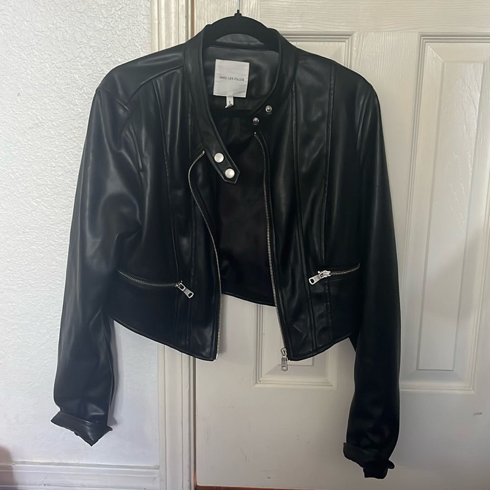 Avec Les Filles leather jacket never worn